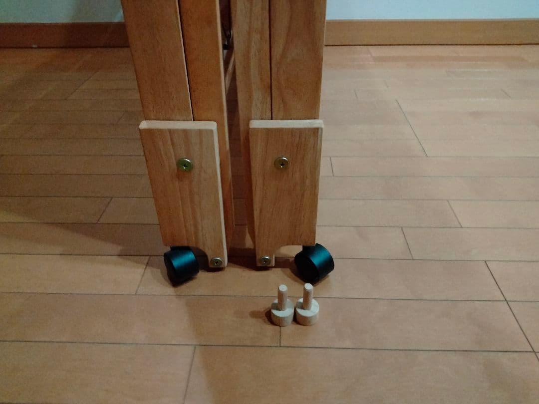 中居木工 折りたたみ ひのき スノコベッド ロータイプ ワイドシングル