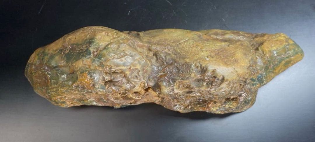 6824 佐渡猿八碧玉 結晶あり 横21.5×高8×奥行7(cm) 1.22kg