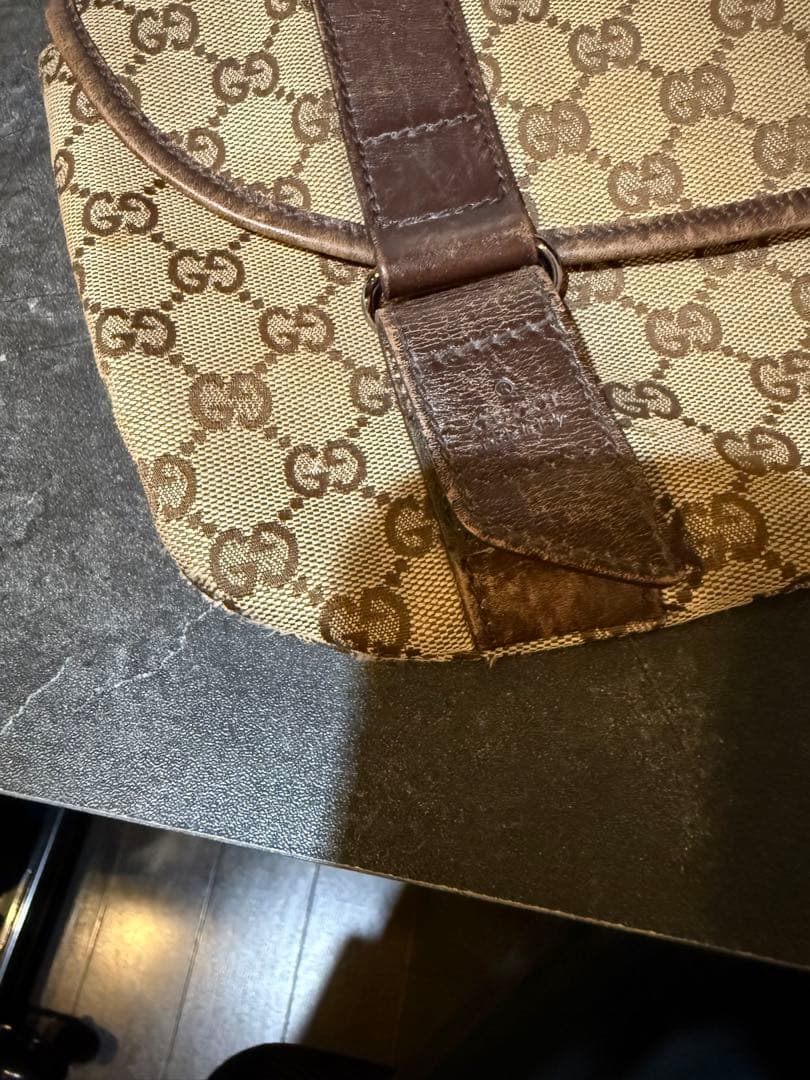 【本物】GUCCI グッチ GGキャンバス ウエストバッグ （ボディバッグ）