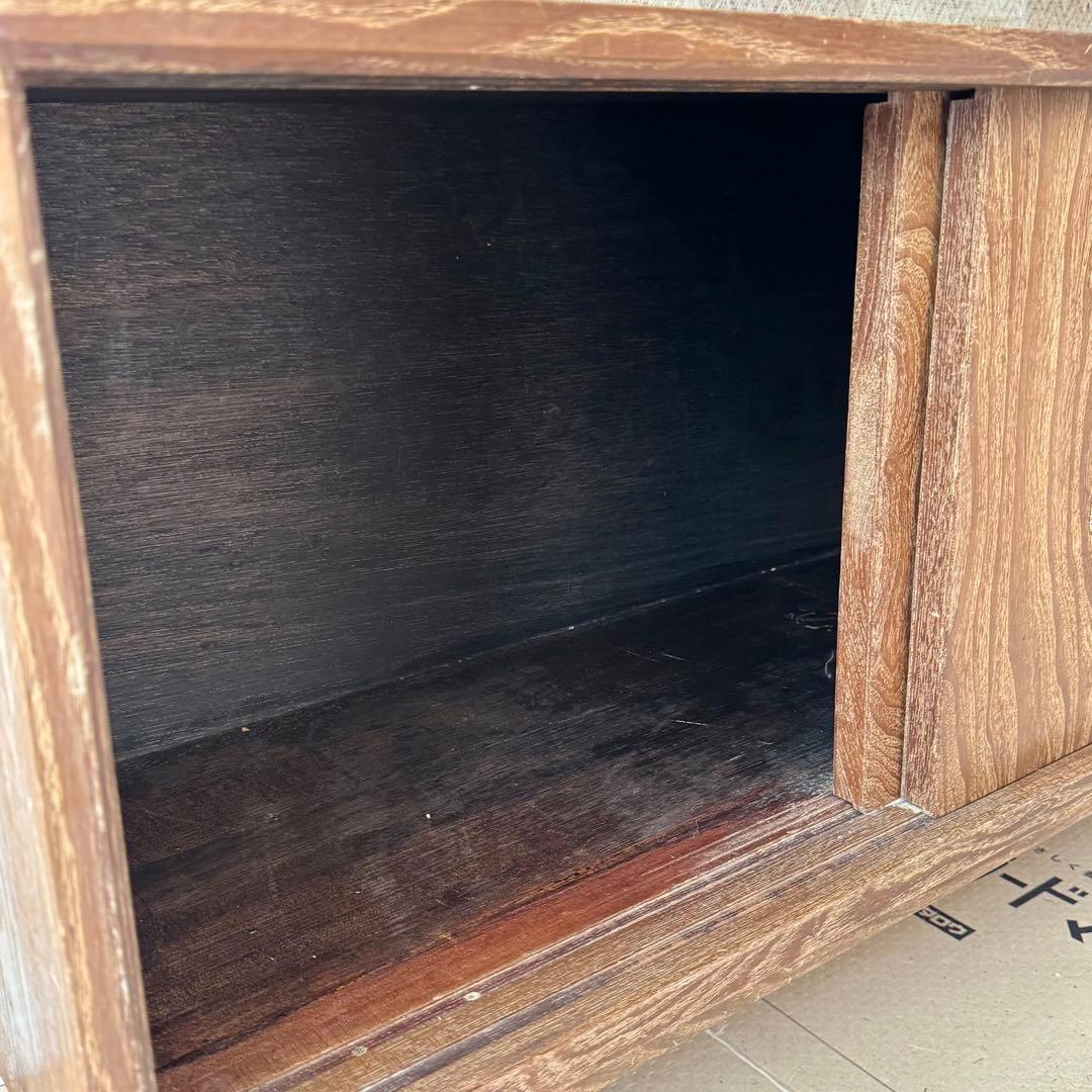 昭和レトロ　茶箪笥　和風引戸棚　食器棚