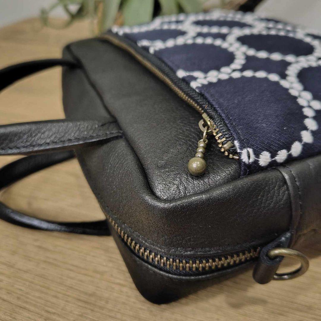 m*a様 ミナペルホネン/2025tambourineタンバリンネイビー×白/ス