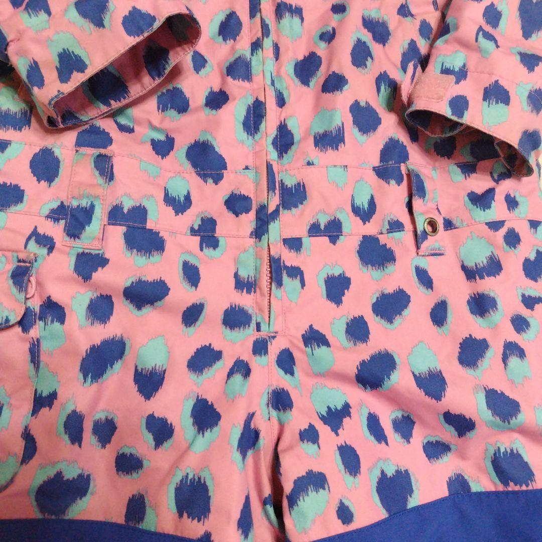 BURTON ヒョウ柄 スキーウェア 子ども用 ジャンプスーツ　100 110㎝