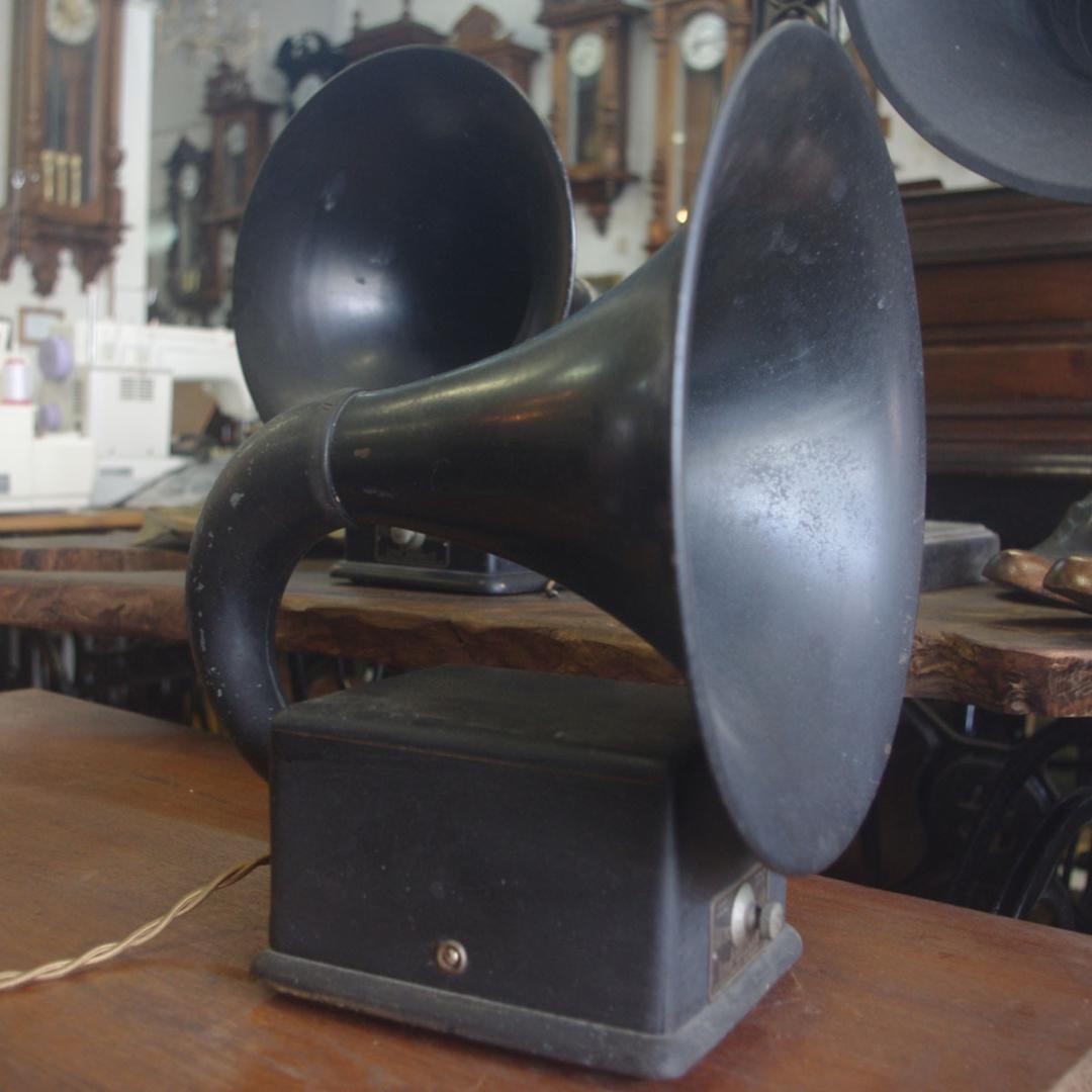 ヴィンテージ ホーンスピーカー 米国 DICTOGRAPH製 ラジオ SP-01