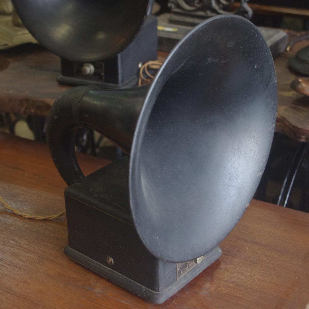 ヴィンテージ ホーンスピーカー 米国 DICTOGRAPH製 ラジオ SP-01