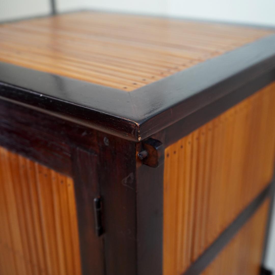 アジアンヴィンテージ　ラタンキャビネット　※直接引き取りで3000円お値引き※