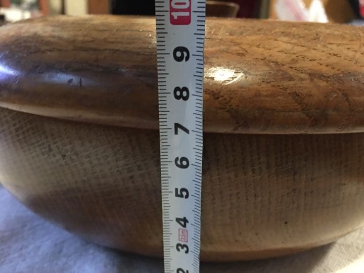 イギリス製　大型木製蓋付き小物入れ　ヴィンテージ　ウッド
