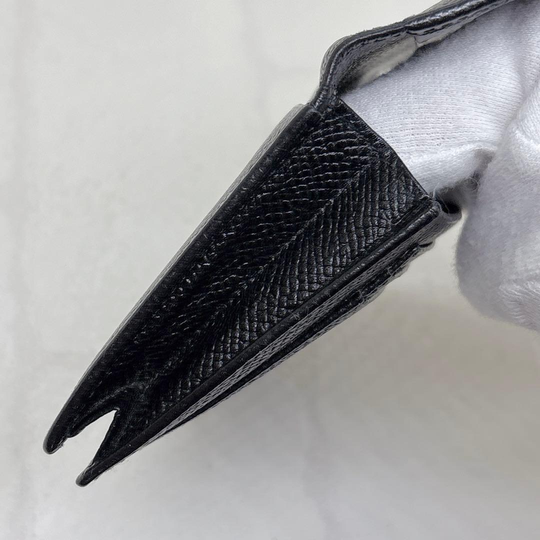 美品✨ブルガリ 名刺入れ カードケース ブルガリマン サークルロゴ 黒