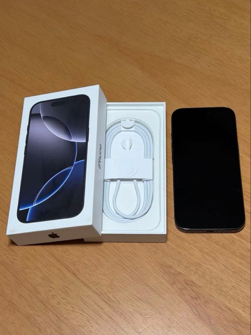 Apple iPhone 16pro ブラック 128GB 本体