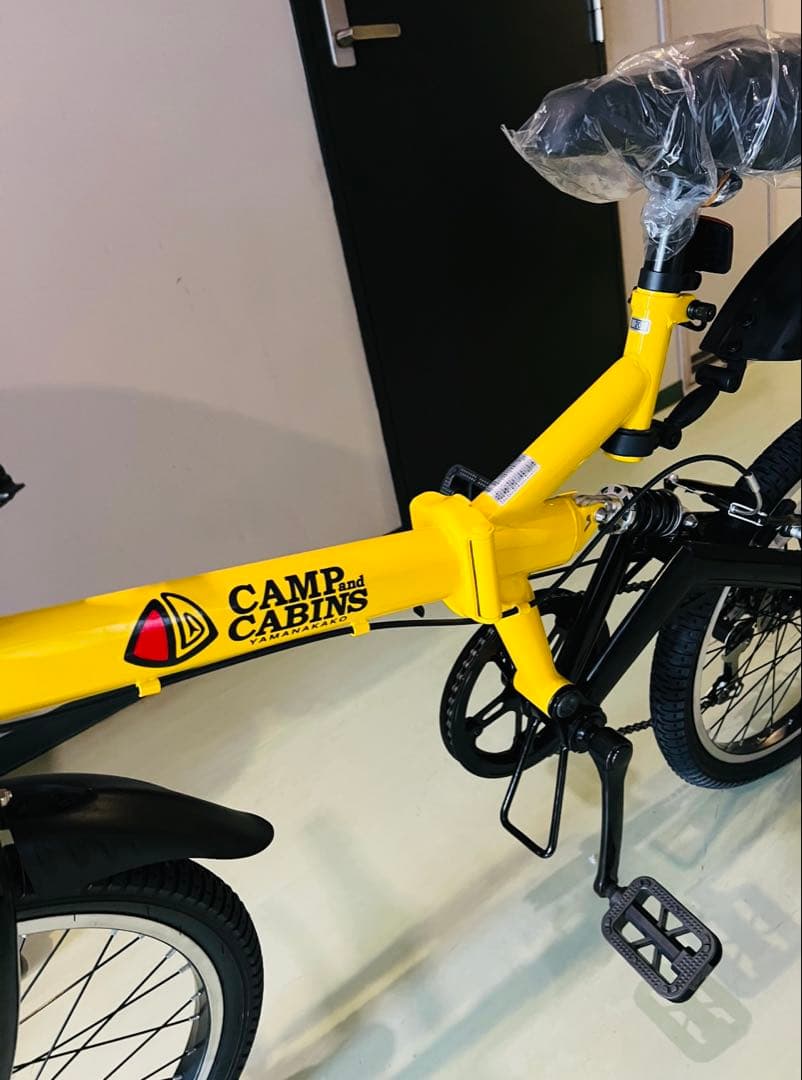 CANP and CABINS 折りたたみ自転車 20インチ　イエロー