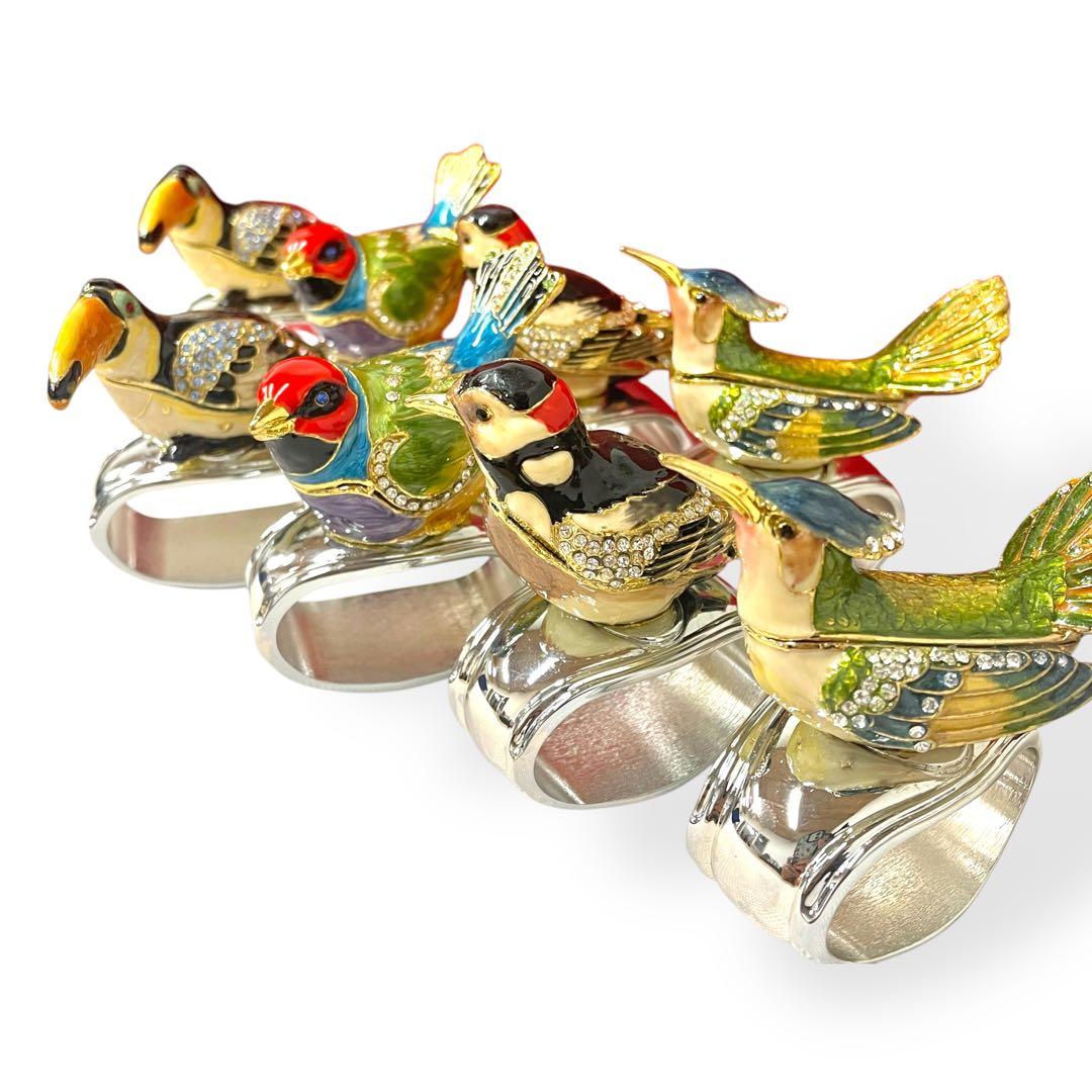 R*9様 【入手困難】Hans Turnwald 鳥のナプキンリング 8P