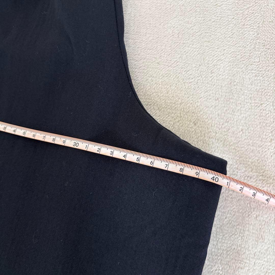 トリコ コムデギャルソン ビンテージ ワイド パンツ スカーチョ ギャザー 濃紺