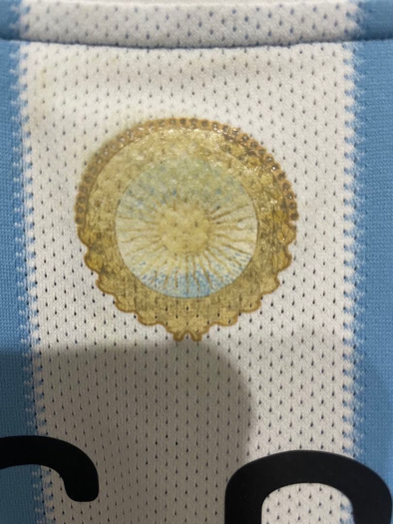 メッシ　アルゼンチン代表ユニフォーム　2010ワールドカップ　ドイツ戦モデル