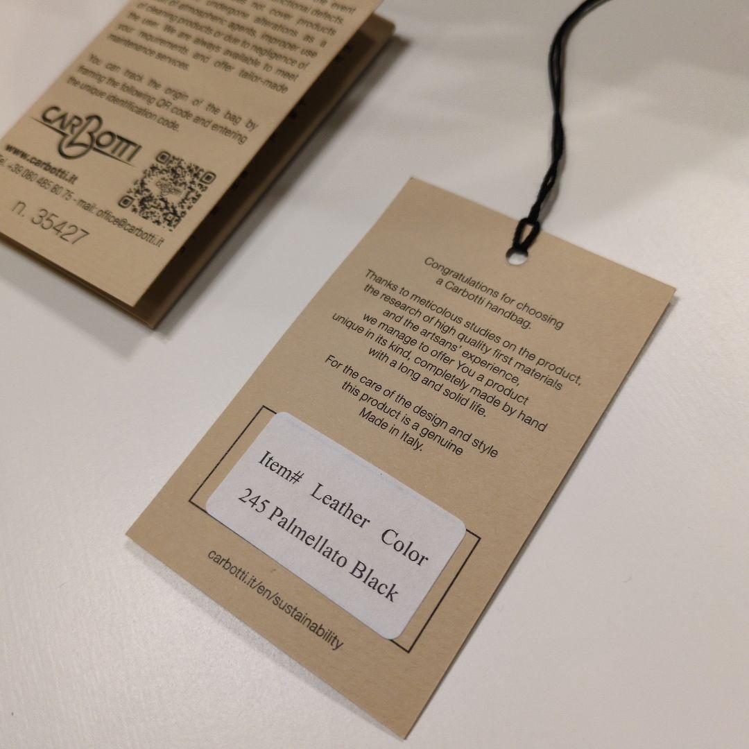 CARBOTTI GRETA245 ブラック 2WAYハンドバッグ