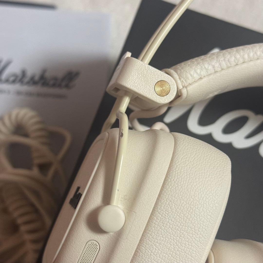 Marshall Major ホワイト ヘッドホン 白 マーシャル