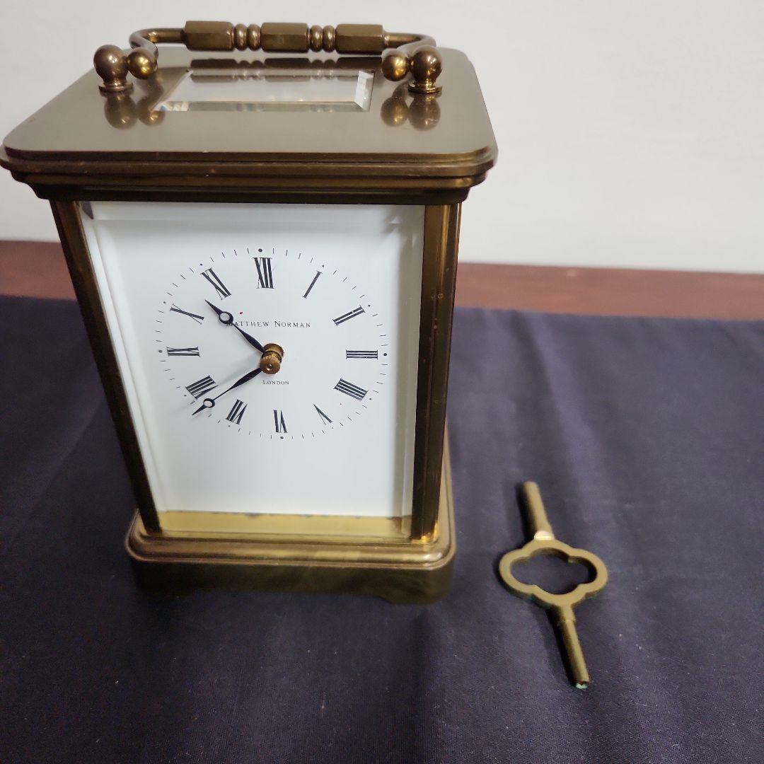 マシューノーマン　MATTHEW NORMAN 置時計 真鍮製