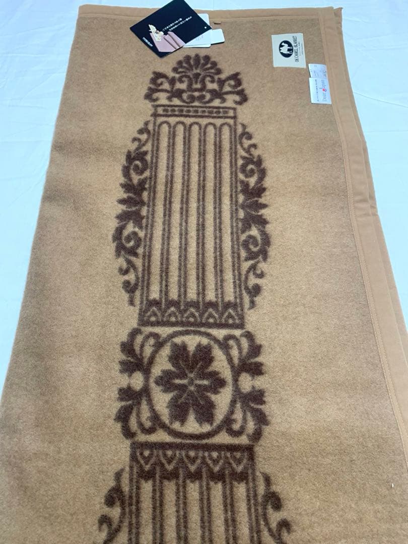 キャメル 毛布 ベージュ 140x200