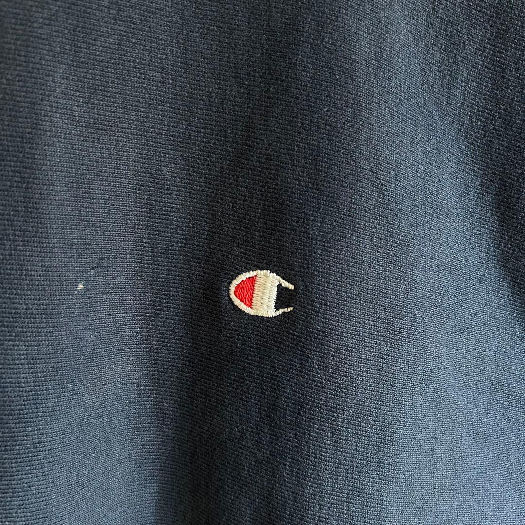 80S USA製 champion REVERSE WEAVE ネイビー 目あり