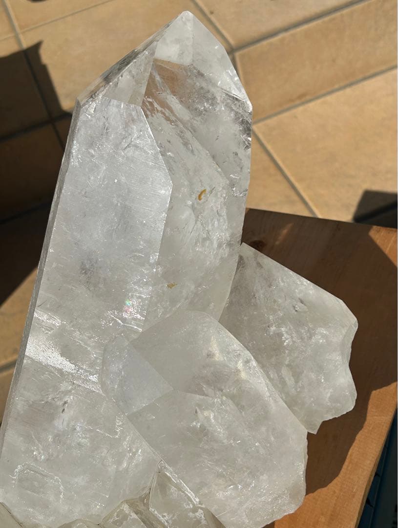 最高品質の水晶ブラジル　レインボー入143万‼️春の大特価