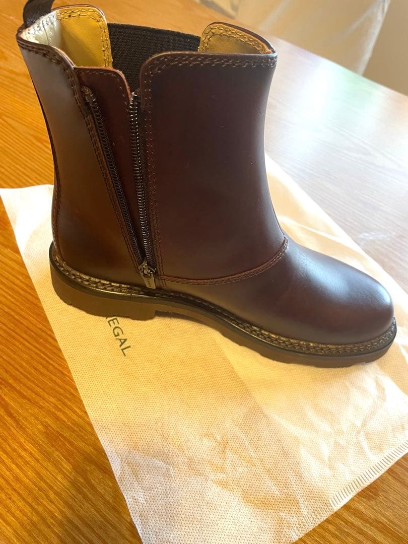 ⭐︎★最終値下げ★⭐︎新品未使用⭐︎REGAL サイドゴアブーツ ブラウン♪23センチ