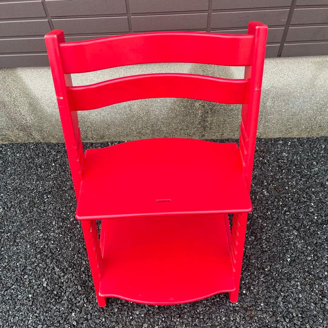 【良品】ストッケ トリップトラップ　レッド　シリアル4