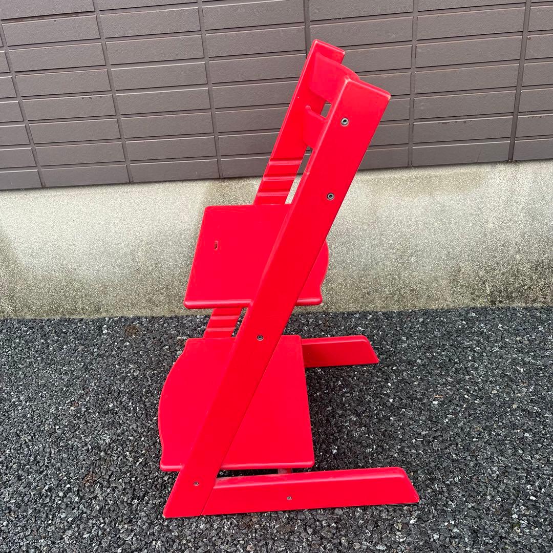 【良品】ストッケ トリップトラップ　レッド　シリアル4