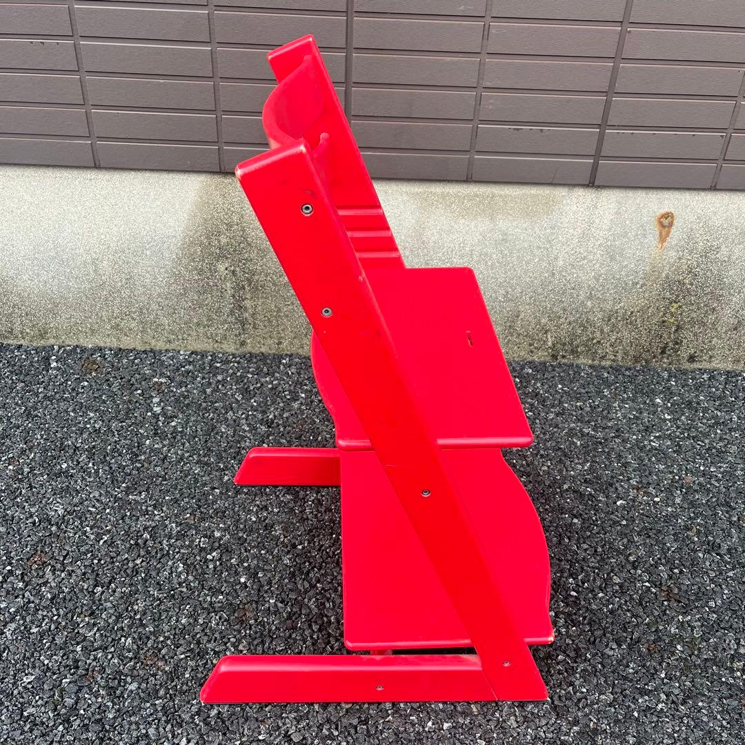 【良品】ストッケ トリップトラップ　レッド　シリアル4