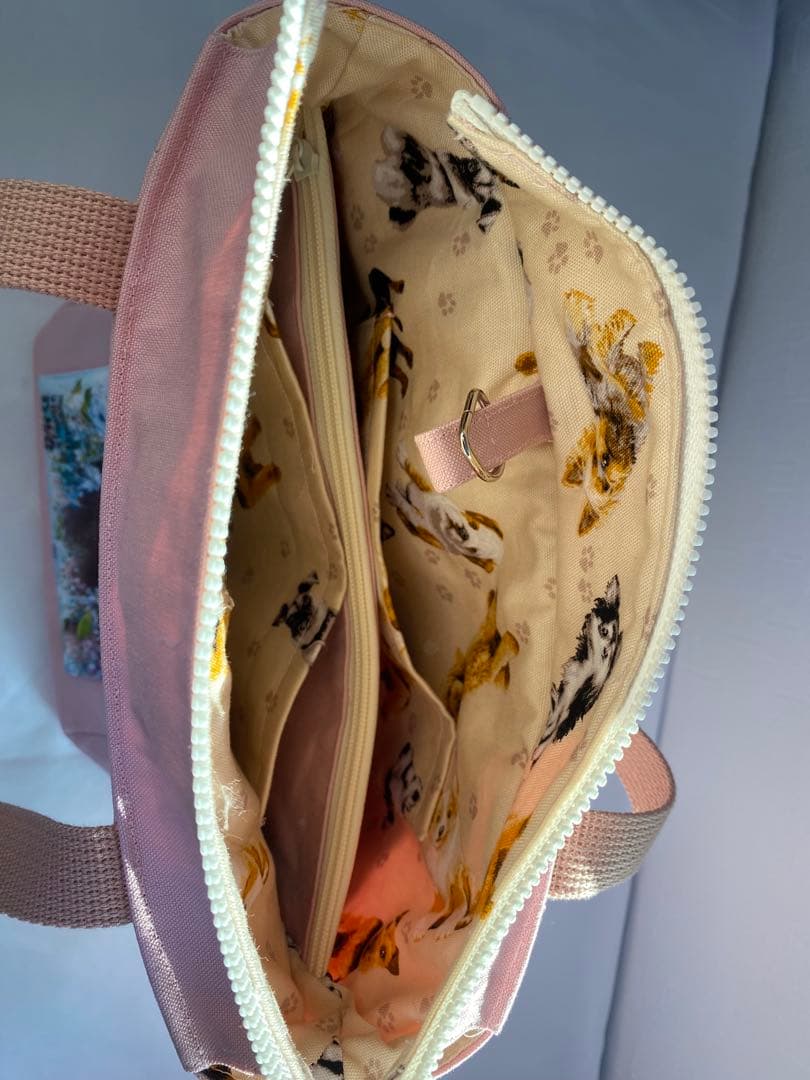 ラブラドール　キャンパストート&ラウンドトート　サイドポケット付き