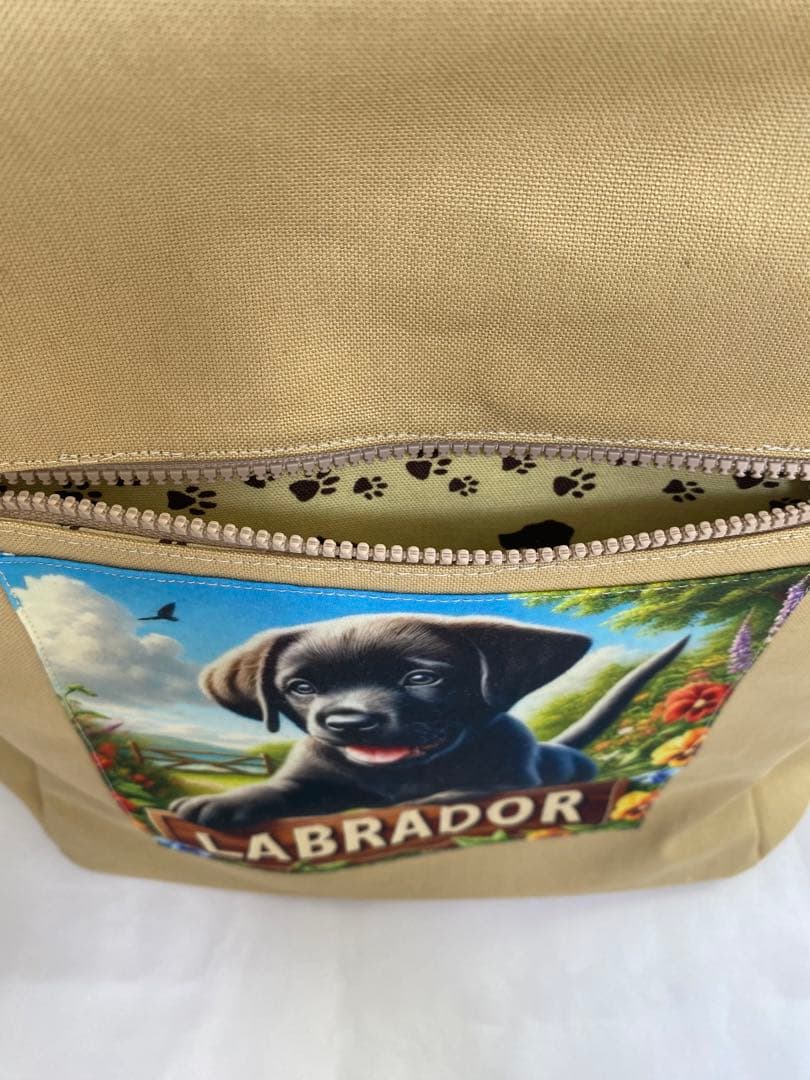 ラブラドール　キャンパストート&ラウンドトート　サイドポケット付き