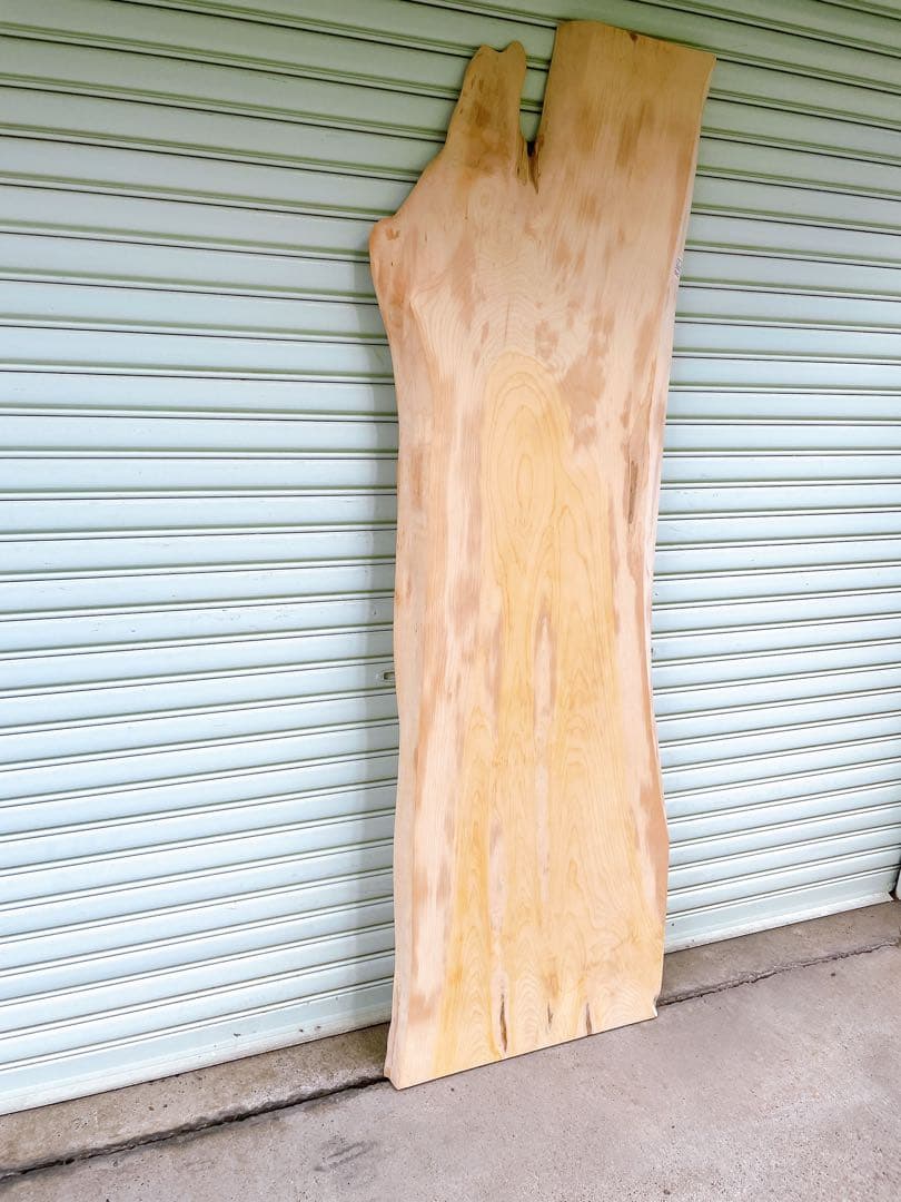 天然　カヤ　机　木材　天板　カウンターテーブル　デスク　テレビ台　一枚板