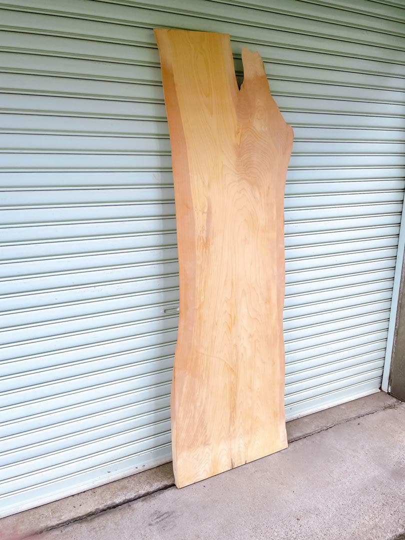 天然　カヤ　机　木材　天板　カウンターテーブル　デスク　テレビ台　一枚板