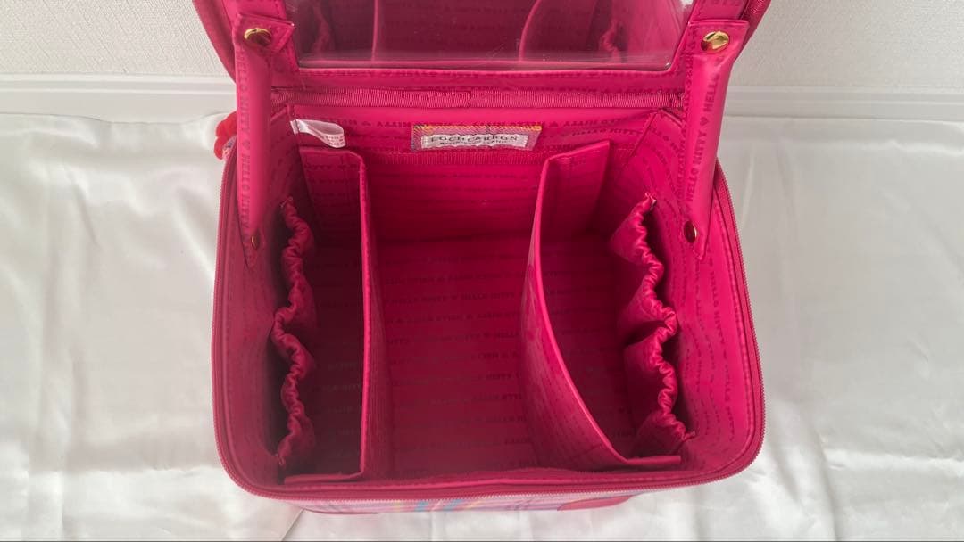 ハローキティ 35周年 タータンチェック サンリオ 小物入れコスメボックス