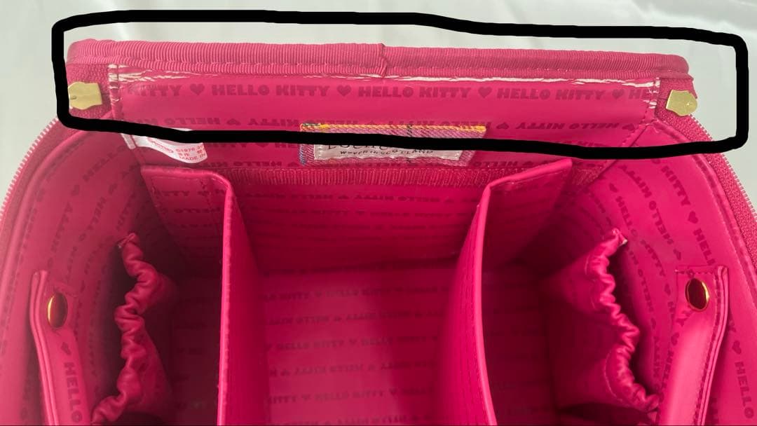 ハローキティ 35周年 タータンチェック サンリオ 小物入れコスメボックス