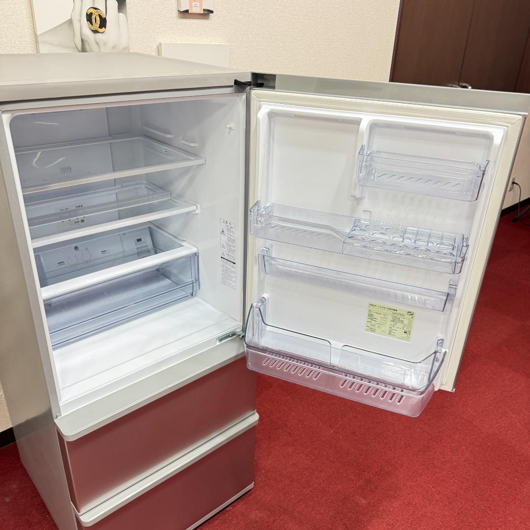 東京23区送料無料　超美品アクア2022年製3ドア冷蔵庫272L　洗浄/除菌済み