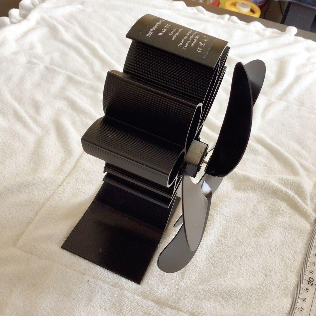 暖房用送風機 暖炉 ブラック 送風ファン 卓上扇風機 高温耐性