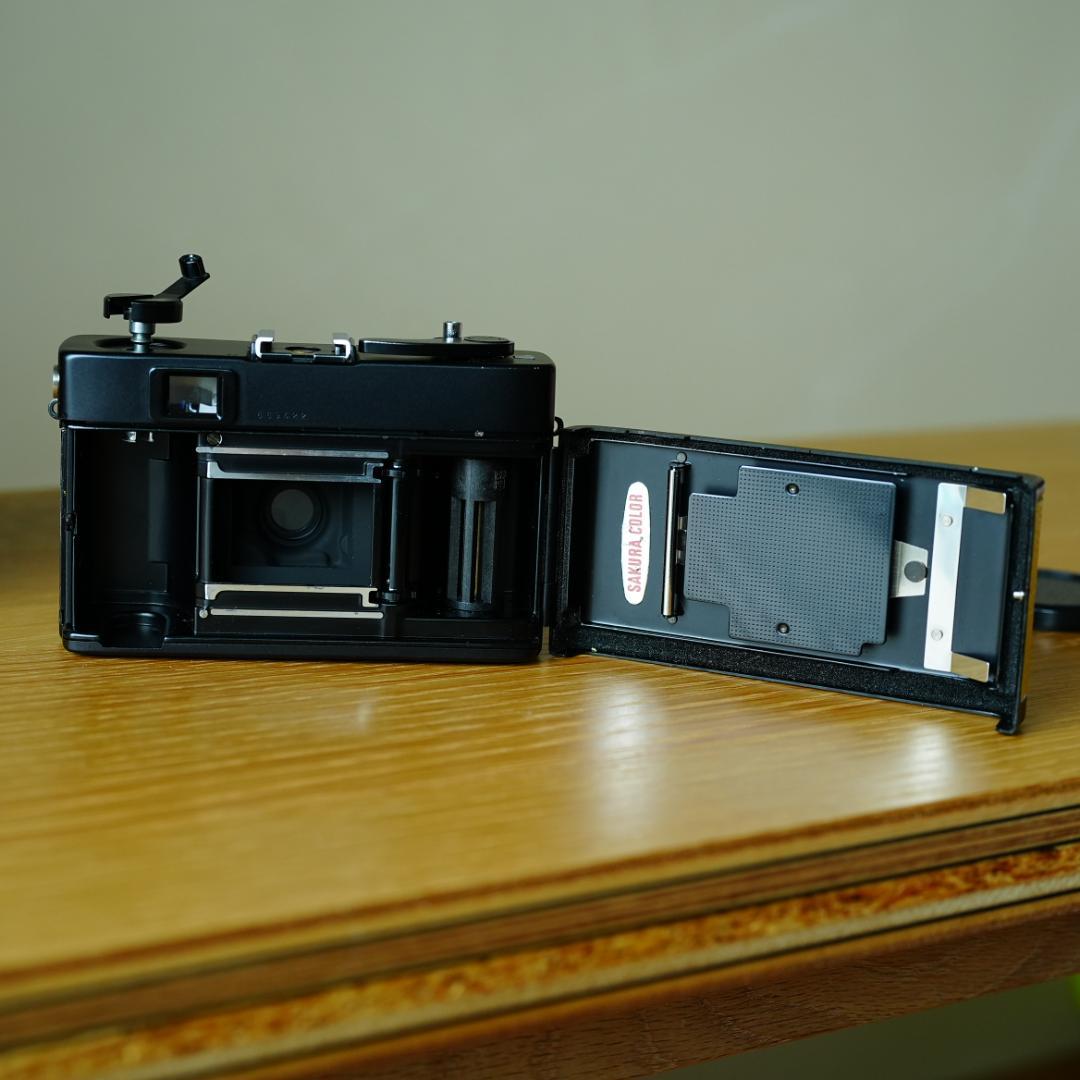 Konica C35 flash matic ブラック×イエロー【整備済完動品】