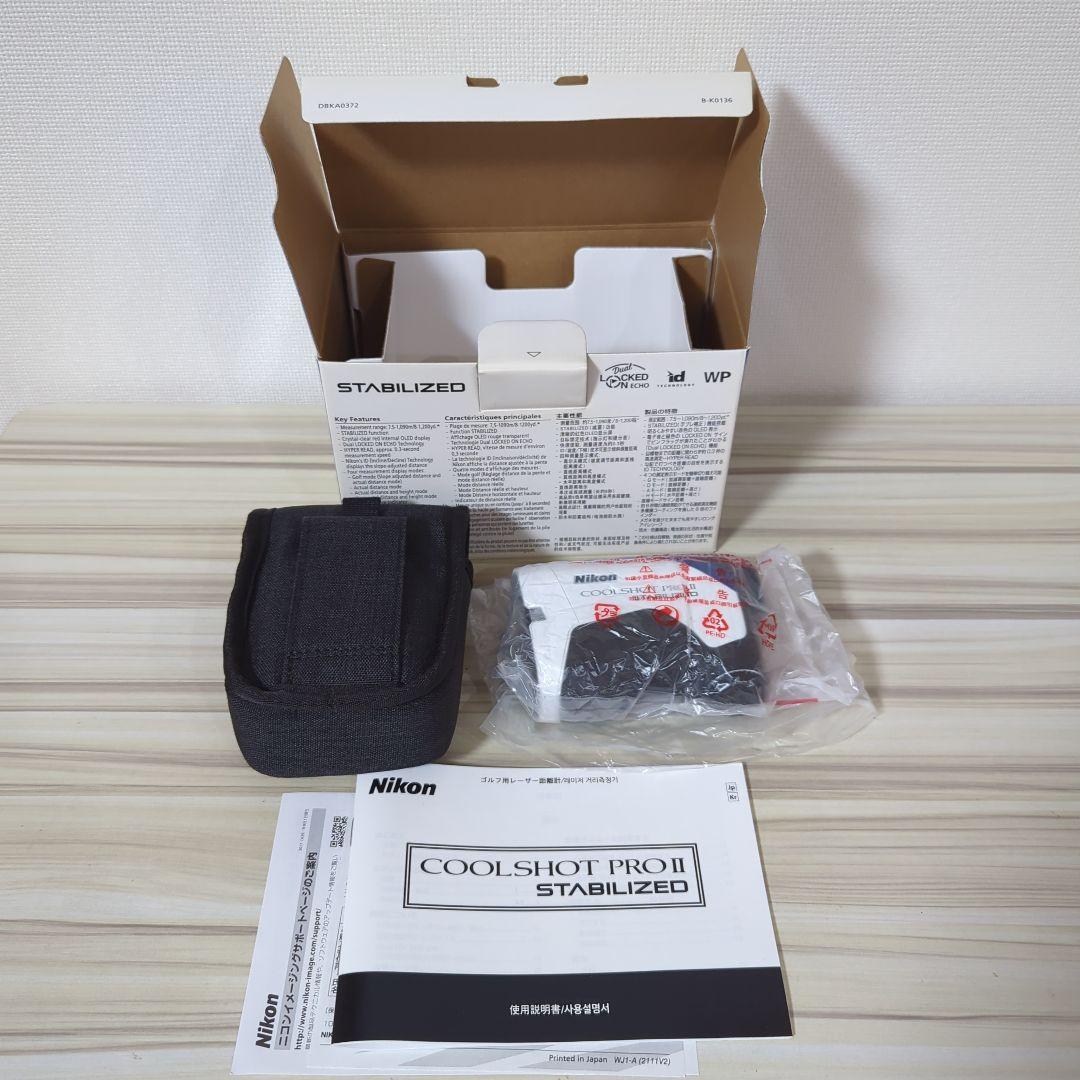 ニコン　クールショットプロ２　スタビライズド　レーザー距離計　美品