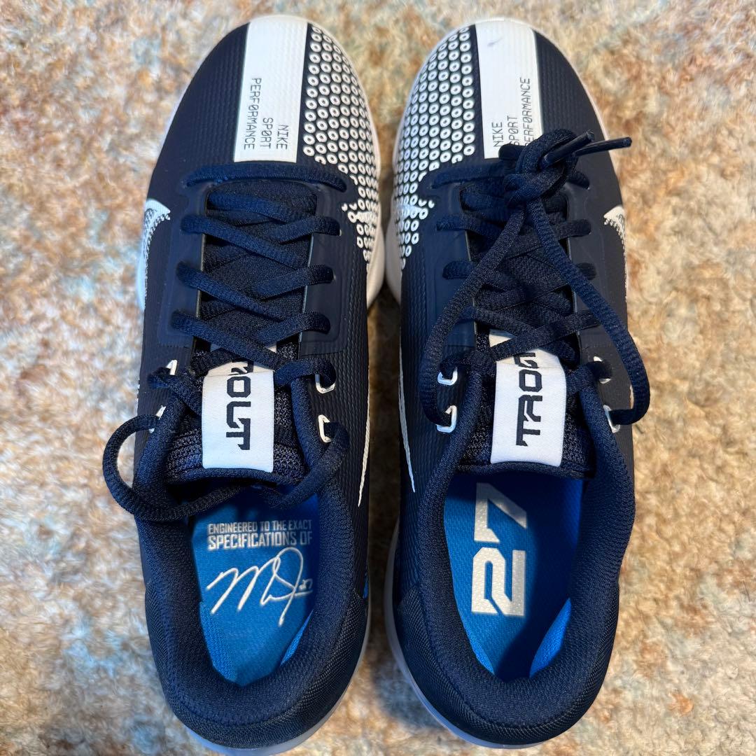 新品 ナイキ 野球スパイク フォースズームトラウト7プロ ネイビー 26.5cm