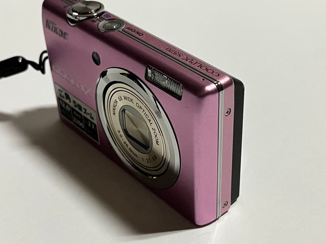 Nikon ニコン COOLPIX S570 コンパクトデジタルカメラ ピンク