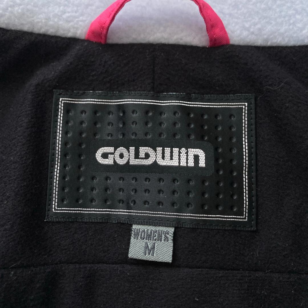 【美品】GOLDWIN　スキーウェア 中綿ジャケット M ピンク フード付き
