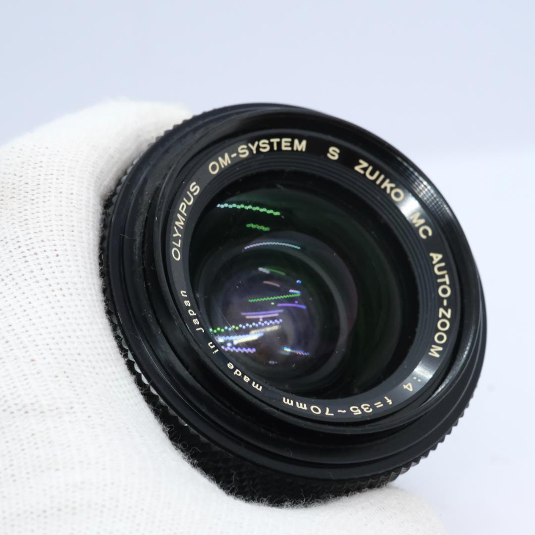 【美品】OLYMPUS OM-1 レンズ2本 木製グリップ付　フイルムカメラ