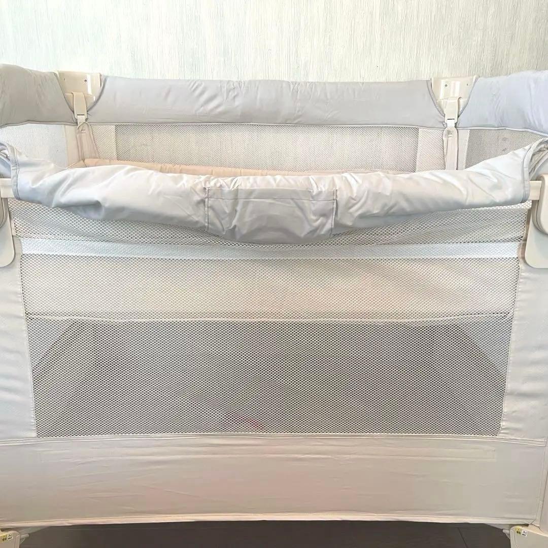 【出品5/7まで】【美品】アップリカ ベビーベッド ココネルエアー AB