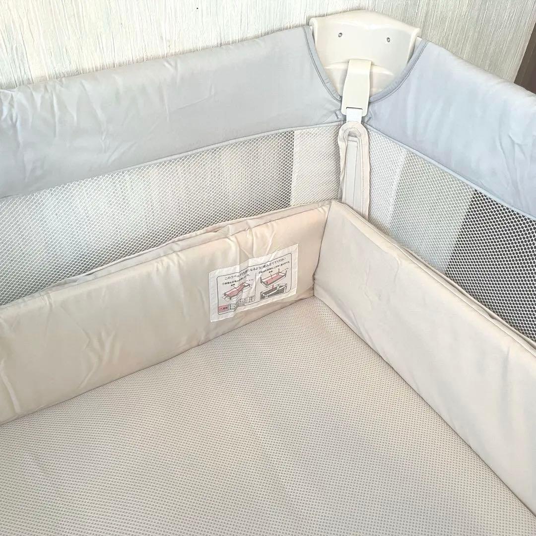 【出品5/7まで】【美品】アップリカ ベビーベッド ココネルエアー AB