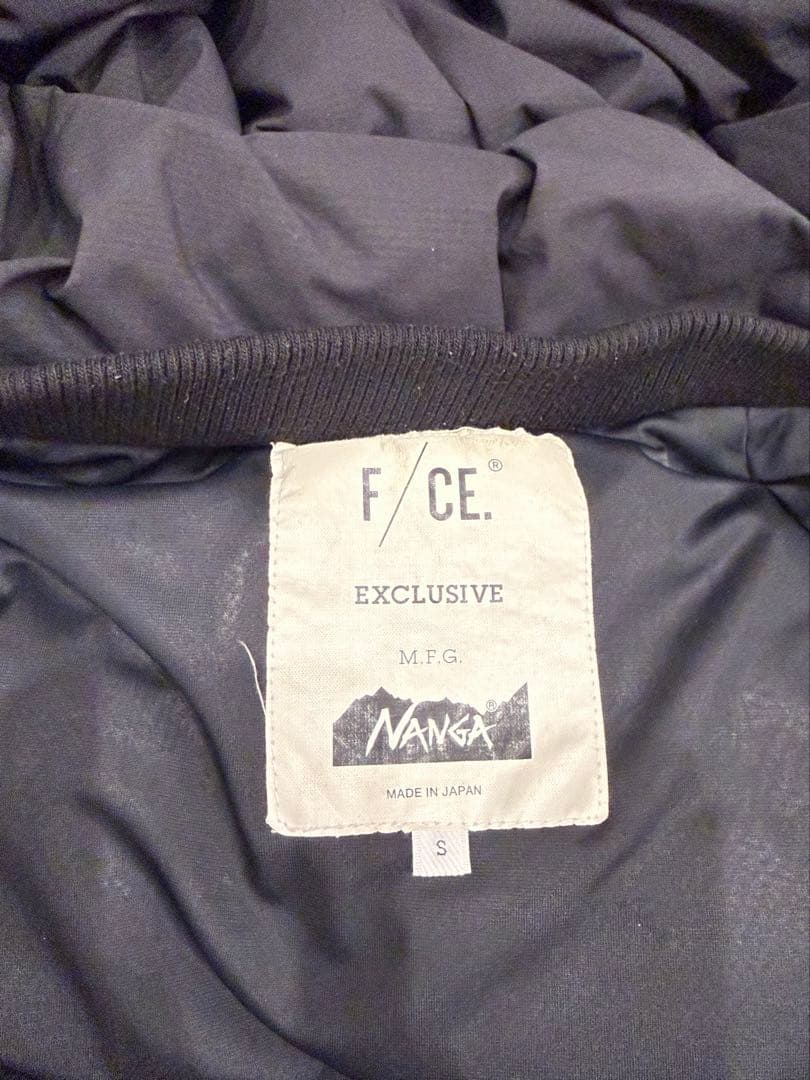 F/CE NANGA FT BOMB JACKET BLACK S 日本製