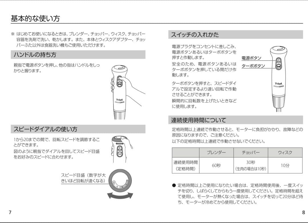 新品未使用 T-faL ティファール infiny Force ブレンダー 赤