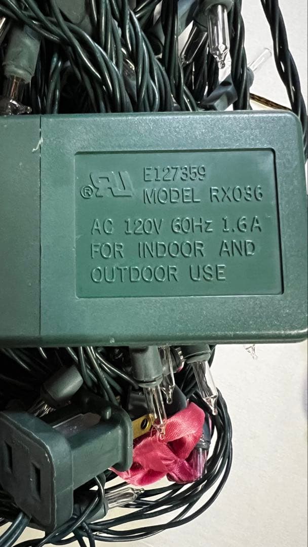 クリスマスツリー電飾、飾り　アメリカ製含む