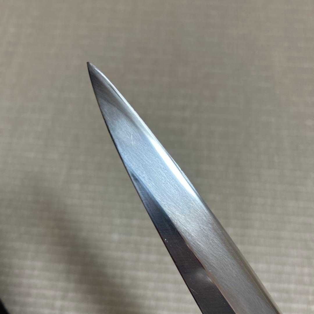 特殊鋼　柳刃　包丁　和包丁　堺正吉　黒水牛柄　刺身包丁