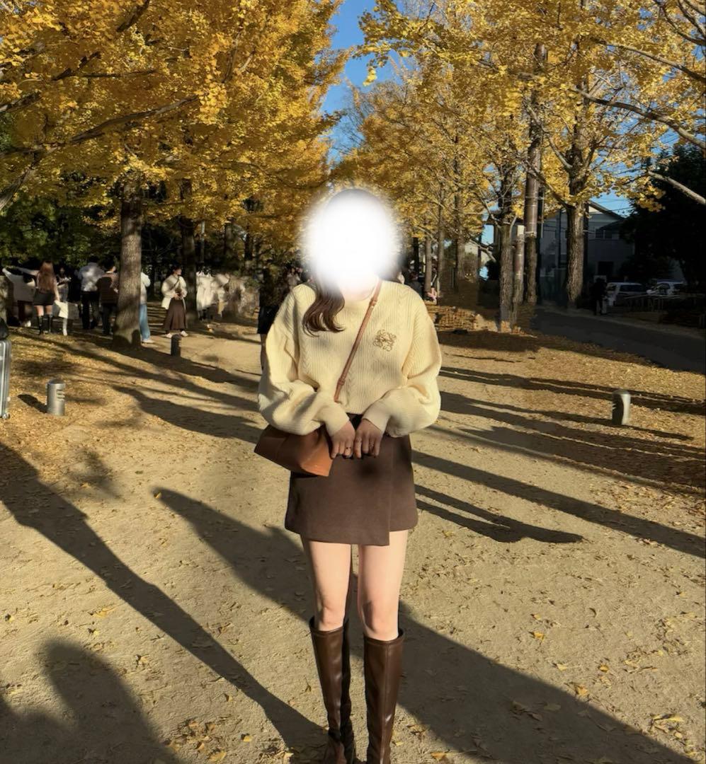 LOEWE ロエベ アナグラム ブローチ シルバー