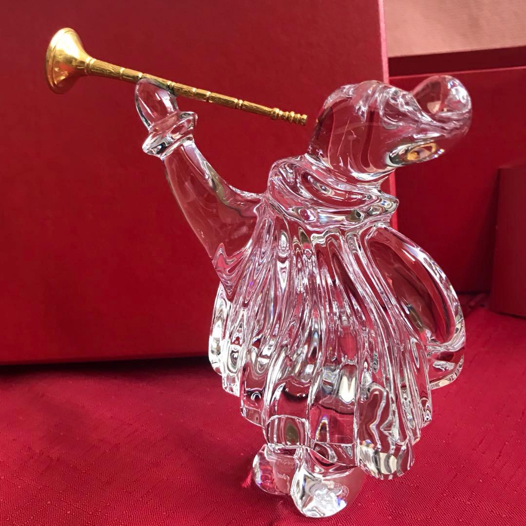 バカラ 置物 ラッパを吹くピエロ フィギュリン ※注意事項あり説明必読