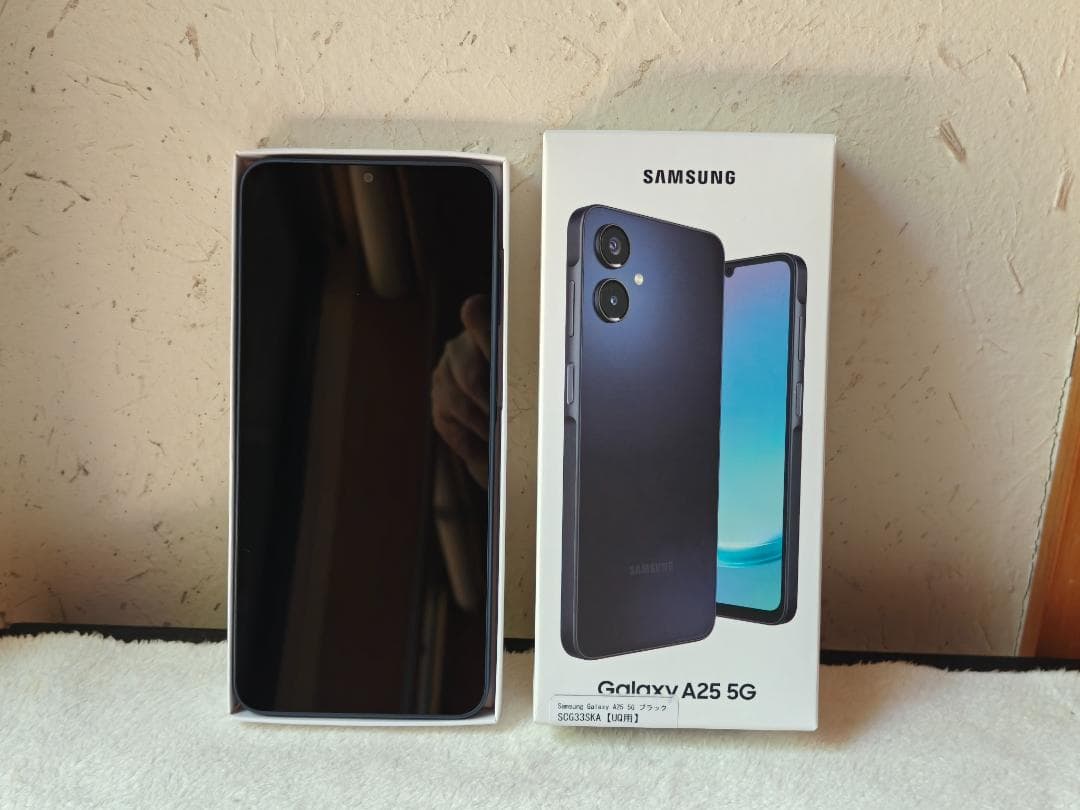 【新品未使用】Galaxy A25 5G 本体 黒 ネットワーク利用制限〇