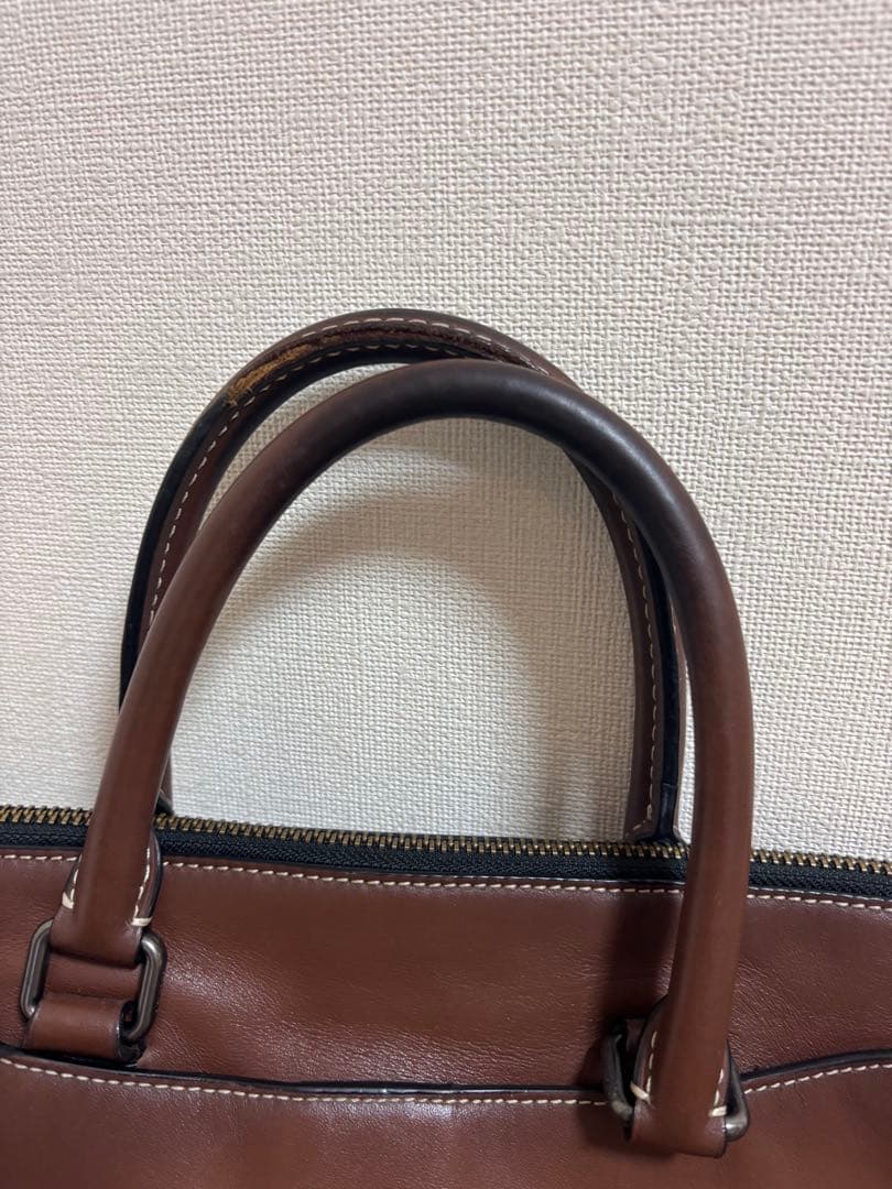 【美品】COACH ビジネスバッグ　ブラウン